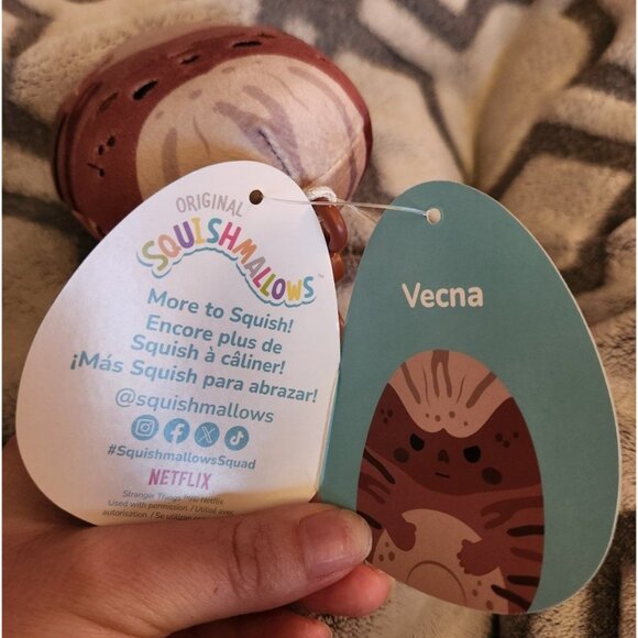 Squishmallow Stranger Things Vecna Clip On NWT - Picture 2 of 3